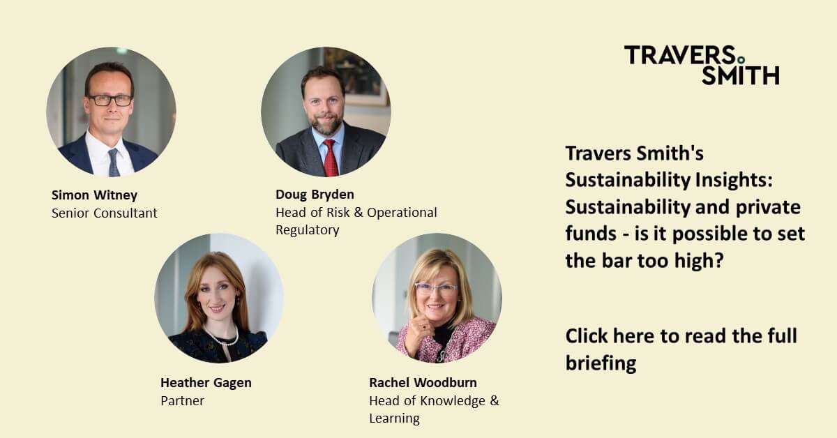 Travers Smith's Sustainability Insights Sustainability and private