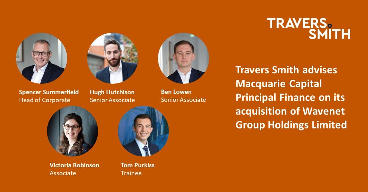 Travers Smith advises Macquarie Capital Principal Finance on its
