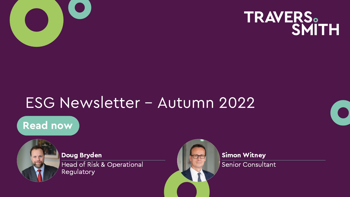ESG Newsletter Autumn 2022 Travers Smith