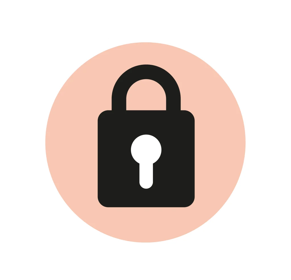 Icon of a lock