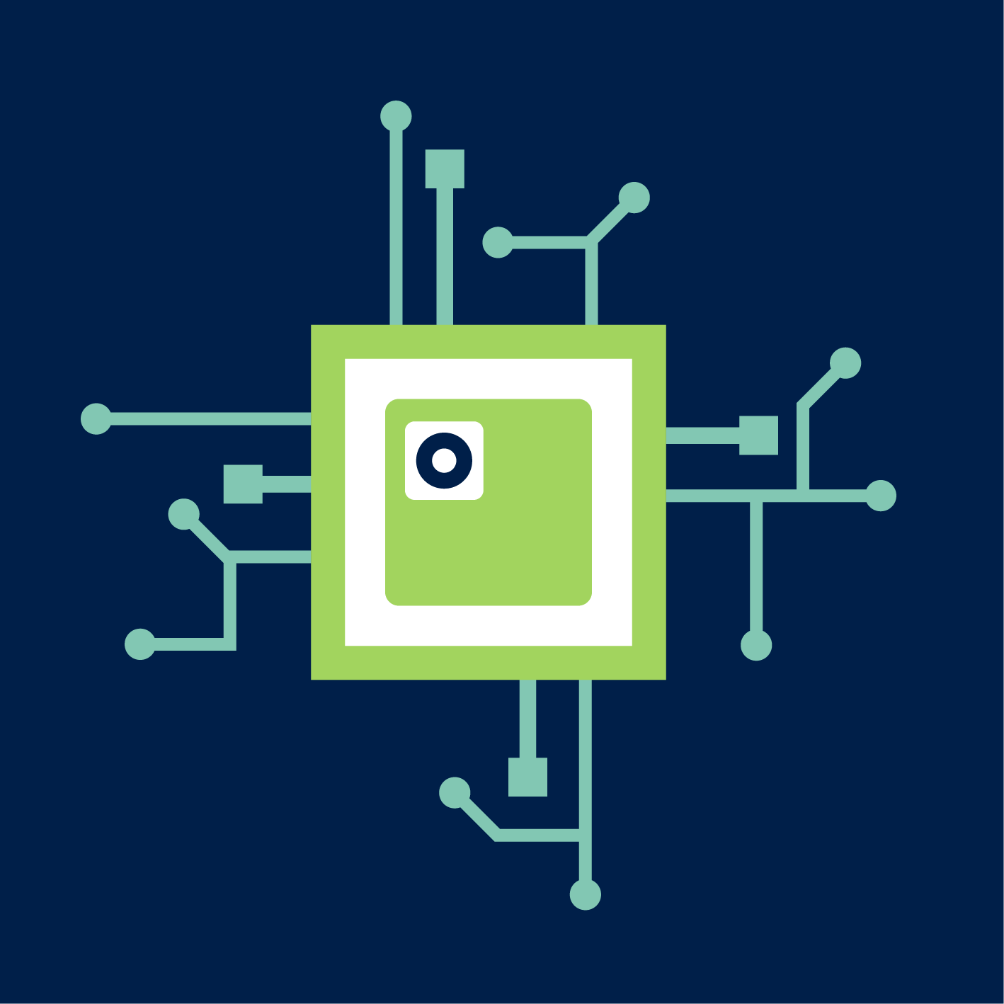 Computer Chip Illustration